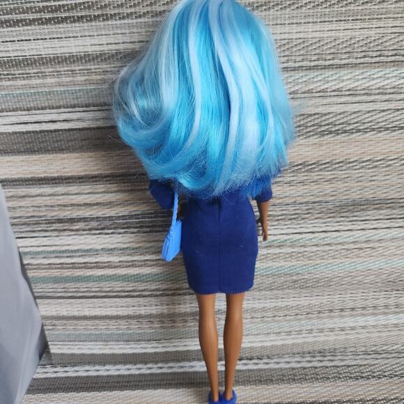 Ooak aa Barbie fashionista Model muse styled in blue - Picture 6 of 7